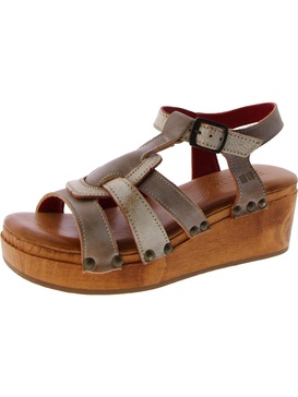 fabiola womens wedges leather wedge sandals