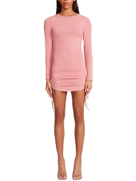 womens ribbed short mini dress