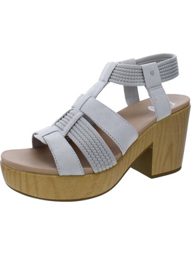 blossom womens leather slingback dress sandals