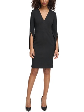 womens long sleeve above the knee mini dress