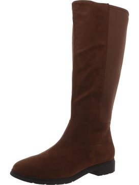 new start womens faux suede tall knee-high boots