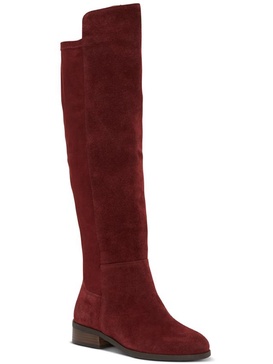 calypso womens suede tall over-the-knee boots