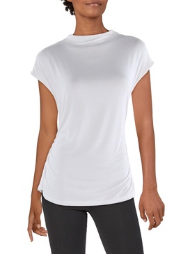 womens mock neck sleeveless pullover top