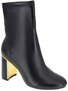 vianna womens faux leather round toe booties