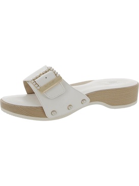 original mod womens buckle slip-on slide sandals