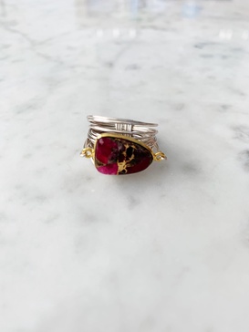 torrey ring in red mojave copper turquoise