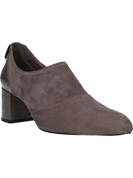 caraway womens faux suede pointed toe shooties