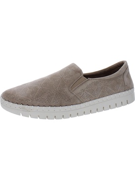 aviana womens leather slip on loafers