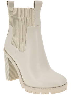 prali womens faux leather lugged sole chelsea boots