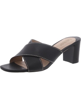 freddi womens leather dressy slide sandals