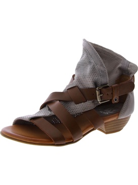 cassidy womens leather ankle strappy sandals