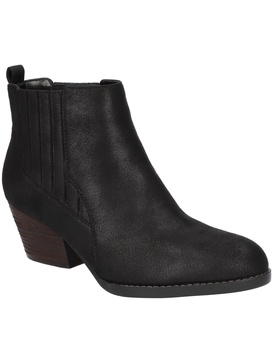 lou womens leather pull on ankle boots