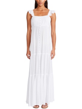 womens square neck long sundress