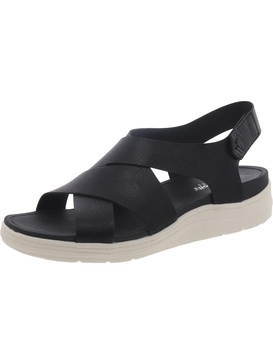 time off sea womens metallic strappy slingback sandals