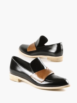women's flatsash cowman loafer in black