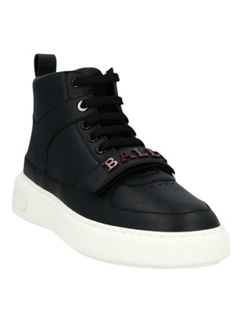 merryk 6301536 men's black leather sneakers