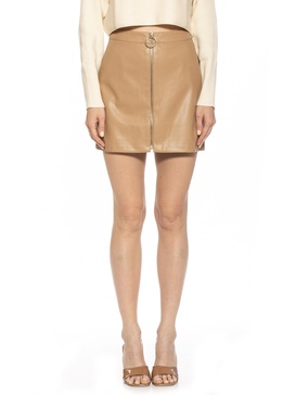 eva vegan leather mini skirt
