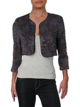 womens knit crop bolero