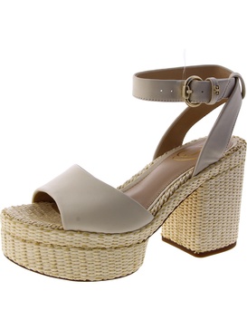 immie womens leather block heel platform sandals