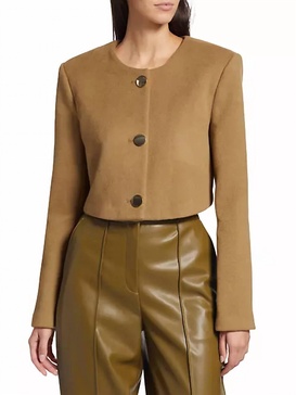 finn jacket in butterscotch