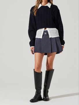 jorah sweater in midnight navy