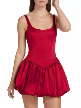 bettina skort romper in ruby