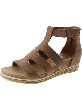 zinia womens faux suede peep toe wedge sandals