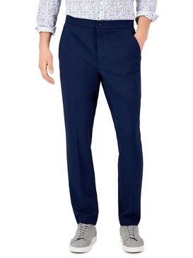 mens mid-rise stretch suit pants