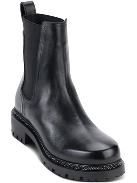 Women's Basia Buckled Quilted Lug Sole Combat Boots
