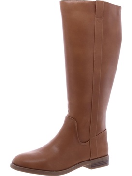 josephine womens faux leather riding knee-high boots