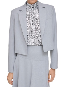 petites   womens professional office wear open-front blazer