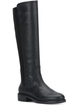quenbew womens leather tall knee-high boots
