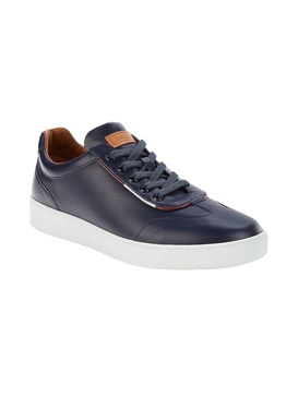 baxley men's 6233865 blue leather sneakers