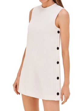 libra dress in ivory