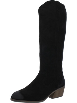 lovely womens faux suede tall knee-high boots