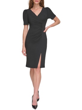 womens sequined above knee sheath dress