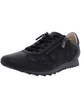 fedro womens double zipper lace up fashion sneakers