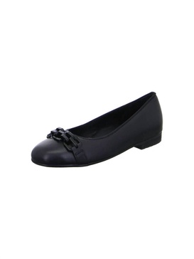 women's scout ballet pump w/chain sandals in black