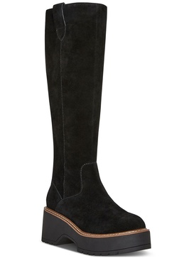 gina womens suede tall knee-high boots