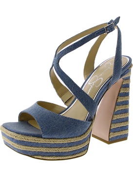 dosia 2 womens denim espadrille platform sandals