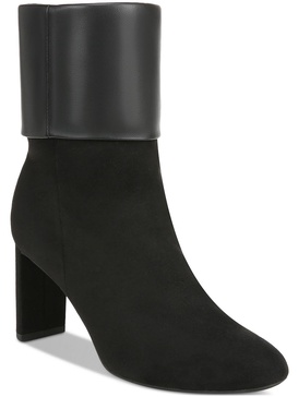 ajojof womens faux suede mixed media booties