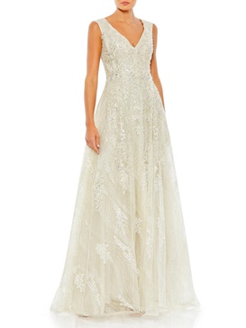 womens embellished long evening dress