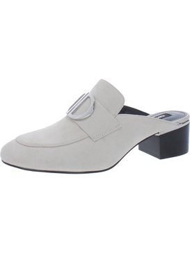 womens suede embellished mules