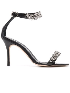 rekik fabio heeled sandals black