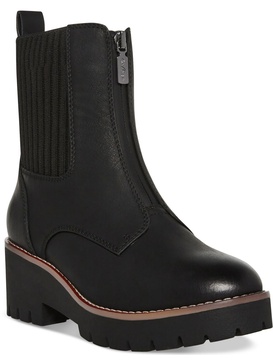dream womens nubuck zipper booties