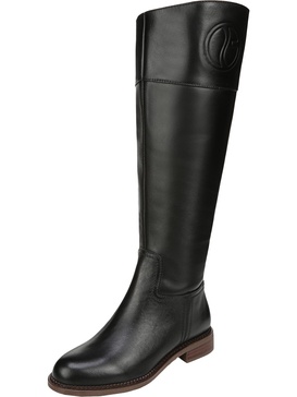 hudson womens leather wide calf riding boots