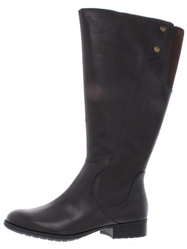 xripley womens faux leather riding boots