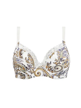 evasion cashmere three part seam bra in ocre