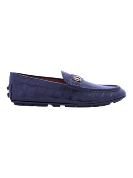 keeper 6305314 men's midnight croc-embossed kerbs drivers