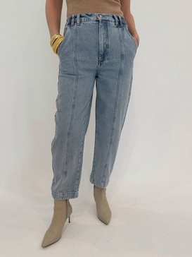 court denim pants in jardin